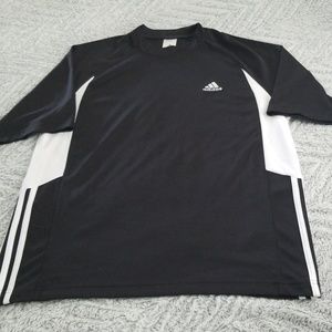 Adidas side stripe shirt